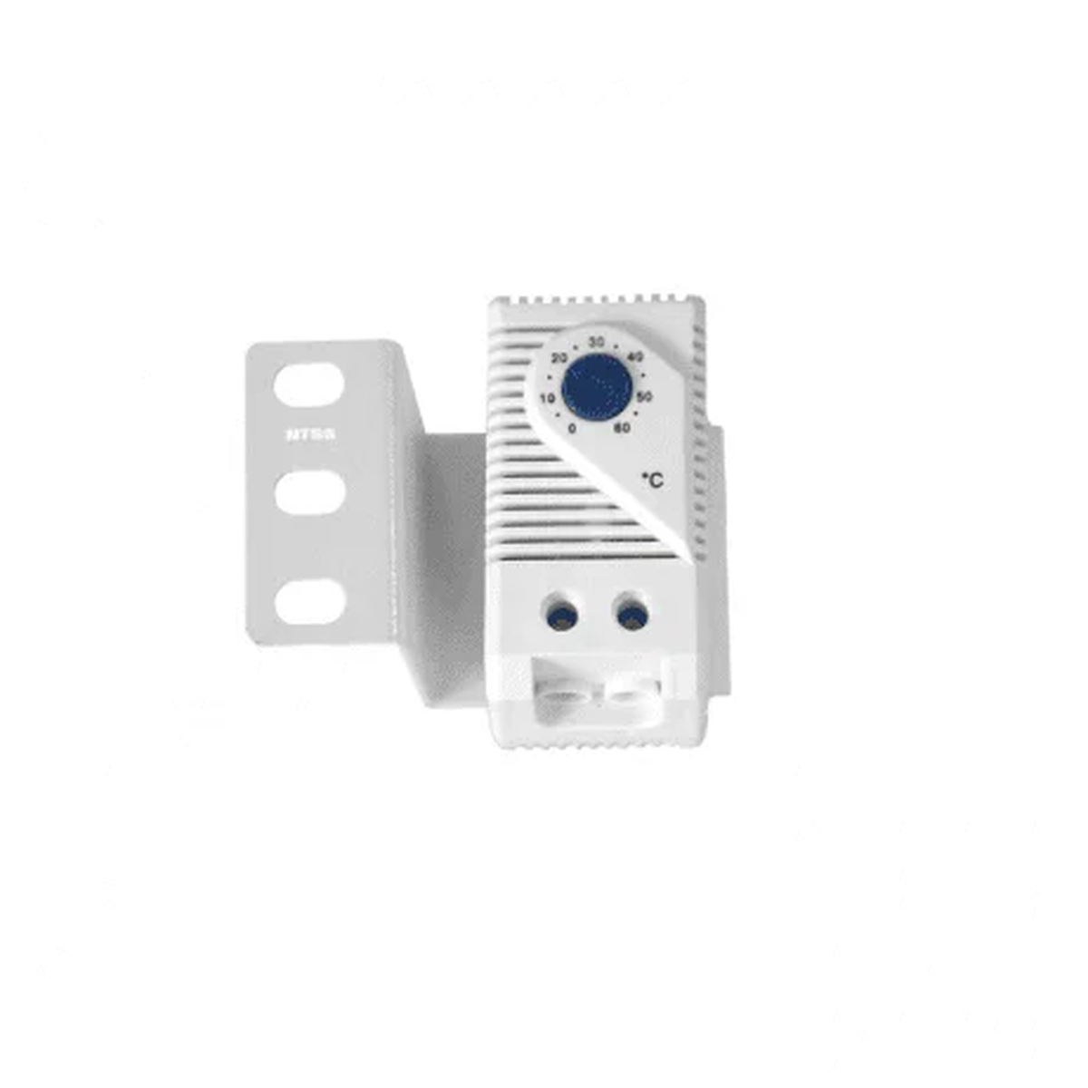 Термостат регулируемый NTSS 0–60°C, крепление на 19”, нормально-разомкнутый, управление вентиляторами